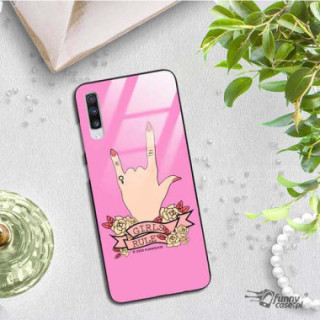 Black Case Wzory ST_FEM Samsung GALAXY A70 / A70S  - FunnyCase 