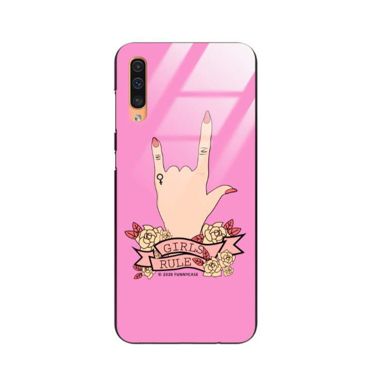 Black Case Wzory ST_FEM Samsung GALAXY A50 / A30S / A50S  - FunnyCase 