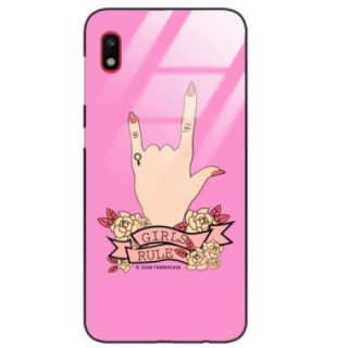 Black Case Wzory ST_FEM Samsung GALAXY A10  - FunnyCase 