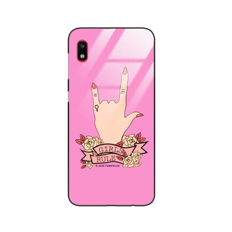 Black Case Wzory ST_FEM Samsung GALAXY A10  - FunnyCase 