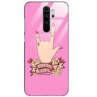 Black Case Wzory ST_FEM Xiaomi REDMI NOTE 8 PRO  - FunnyCase 