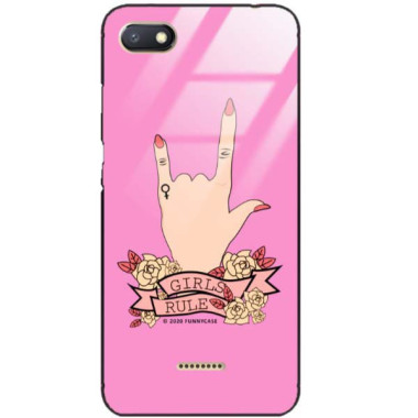 Black Case Wzory ST_FEM Xiaomi REDMI 6A  - FunnyCase 