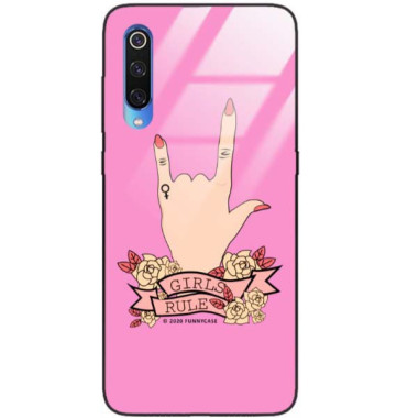 Black Case Wzory ST_FEM Xiaomi MI9  - FunnyCase 