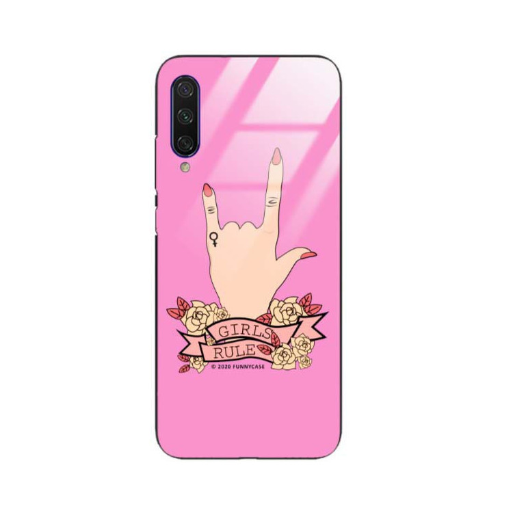 Black Case Wzory ST_FEM Xiaomi MI A3 LITE  - FunnyCase 