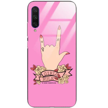 Black Case Wzory ST_FEM Xiaomi MI A3 LITE  - FunnyCase 