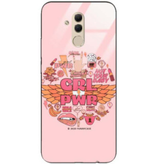 Black Case Wzory ST_FEM Huawei MATE 20 LITE  - FunnyCase 