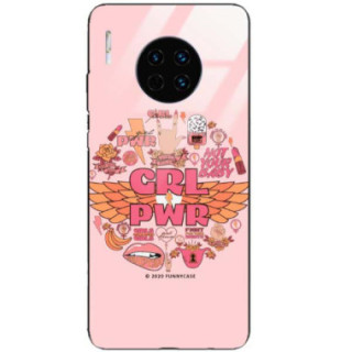 Black Case Wzory ST_FEM Huawei MATE 30  - FunnyCase 