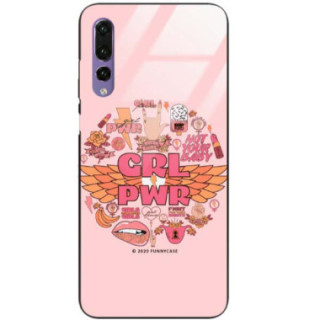 Black Case Wzory ST_FEM Huawei P20 PRO  - FunnyCase 