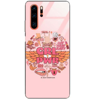 Black Case Wzory ST_FEM Huawei P30 PRO  - FunnyCase 