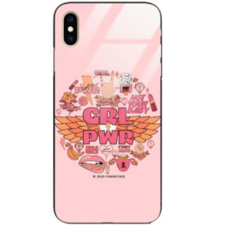 Black Case Wzory ST_FEM Apple IPHONE XS MAX  - FunnyCase 