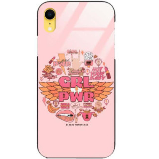 Black Case Wzory ST_FEM Apple IPHONE XR  - FunnyCase 