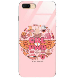 Black Case Wzory ST_FEM Apple IPHONE 7 PLUS / 8 PLUS  - FunnyCase 