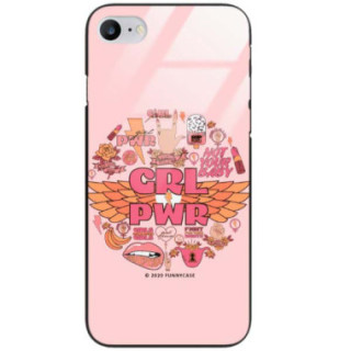 Black Case Wzory ST_FEM Apple IPHONE 7 / 8  - FunnyCase 