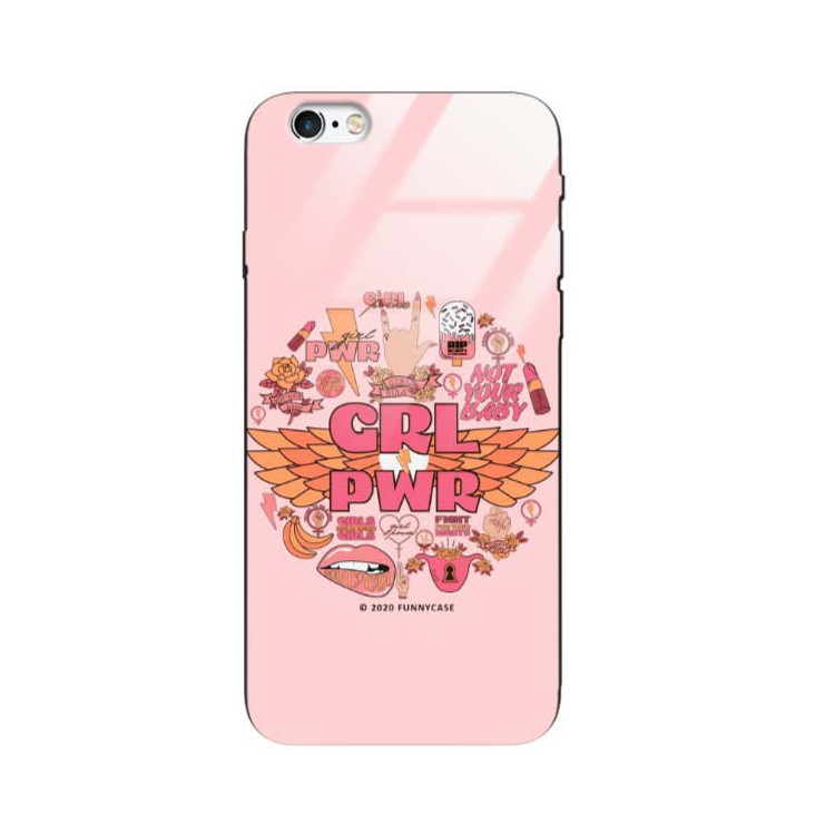 Black Case Wzory ST_FEM Apple IPHONE 6 PLUS / 6S PLUS  - FunnyCase 