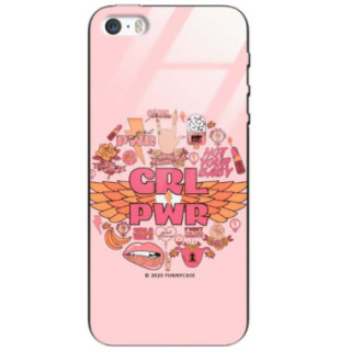 Black Case Wzory ST_FEM Apple IPHONE 5 / 5S / SE  - FunnyCase 