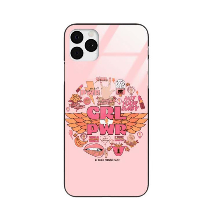 Black Case Wzory ST_FEM Apple IPHONE 11 PRO MAX  - FunnyCase 