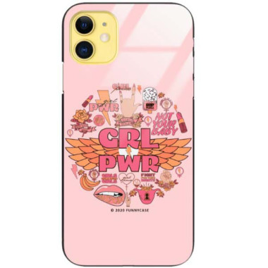 Black Case Wzory ST_FEM Apple IPHONE 11  - FunnyCase 