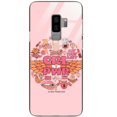 Black Case Wzory ST_FEM Samsung GALAXY S9 PLUS  - FunnyCase 