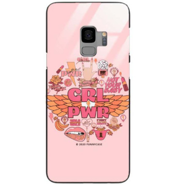 Black Case Wzory ST_FEM Samsung GALAXY S9  - FunnyCase 