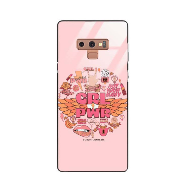 Black Case Wzory ST_FEM Samsung GALAXY NOTE 9  - FunnyCase 