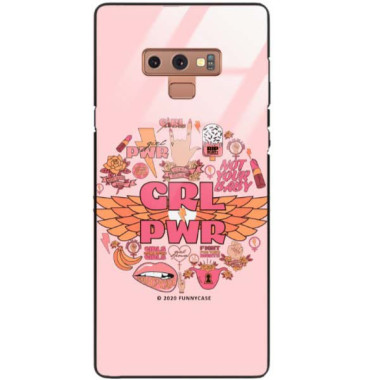 Black Case Wzory ST_FEM Samsung GALAXY NOTE 9  - FunnyCase 