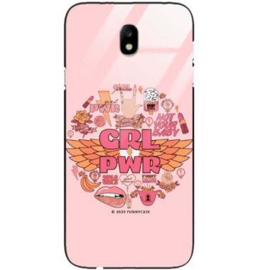 Black Case Wzory ST_FEM Samsung GALAXY J7 2017 / J7 PRO  - FunnyCase 