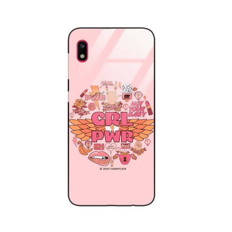 Black Case Wzory ST_FEM Samsung GALAXY A10  - FunnyCase 