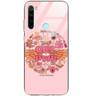 Black Case Wzory ST_FEM Xiaomi REDMI NOTE 8  - FunnyCase 