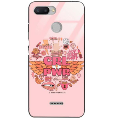 Black Case Wzory ST_FEM Xiaomi REDMI 6  - FunnyCase 