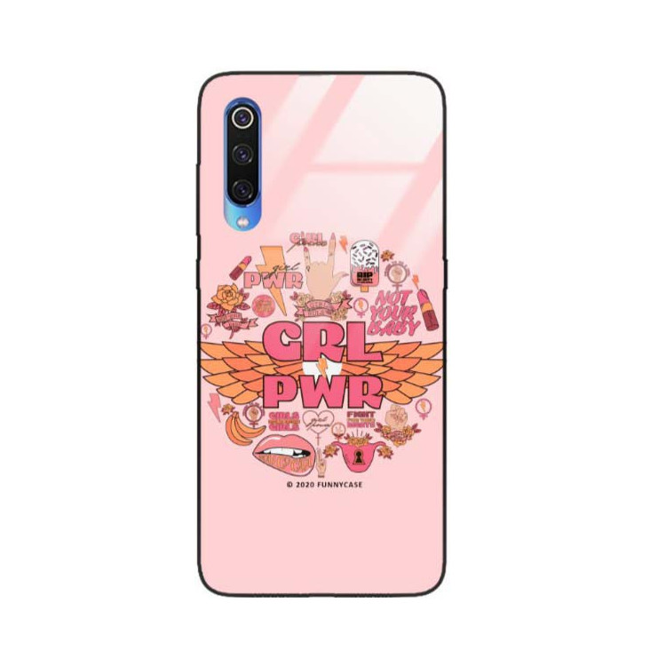 Black Case Wzory ST_FEM Xiaomi MI9  - FunnyCase 