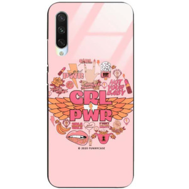 Black Case Wzory ST_FEM Xiaomi MI A3  - FunnyCase 