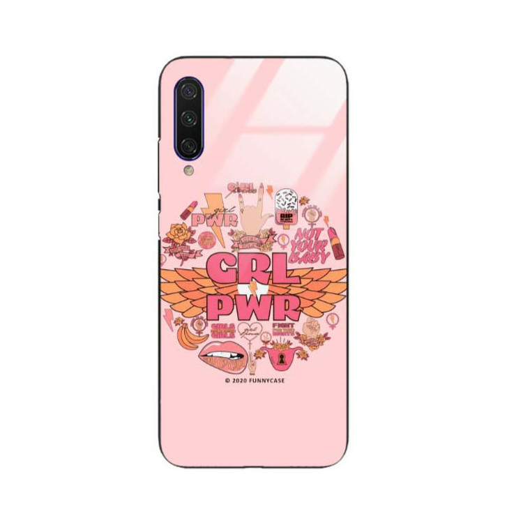 Black Case Wzory ST_FEM Xiaomi MI A3 LITE  - FunnyCase 