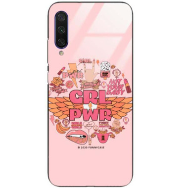 Black Case Wzory ST_FEM Xiaomi MI A3 LITE  - FunnyCase 