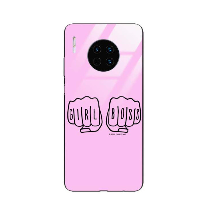 Black Case Wzory ST_FEM Huawei MATE 30 PRO  - FunnyCase 