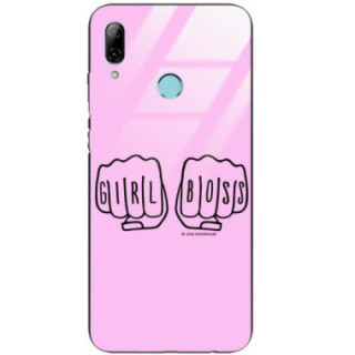 Black Case Wzory ST_FEM Huawei P SMART 2019  - FunnyCase 