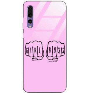 Black Case Wzory ST_FEM Huawei P20 PRO  - FunnyCase 