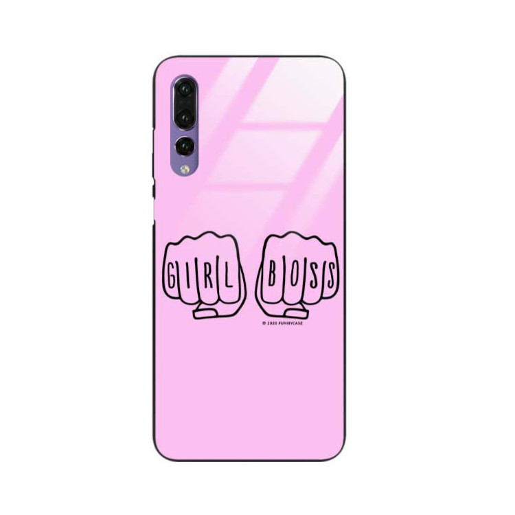 Black Case Wzory ST_FEM Huawei P20 PRO  - FunnyCase 