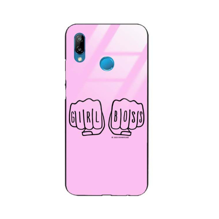 Black Case Wzory ST_FEM Huawei P30 LITE  - FunnyCase 