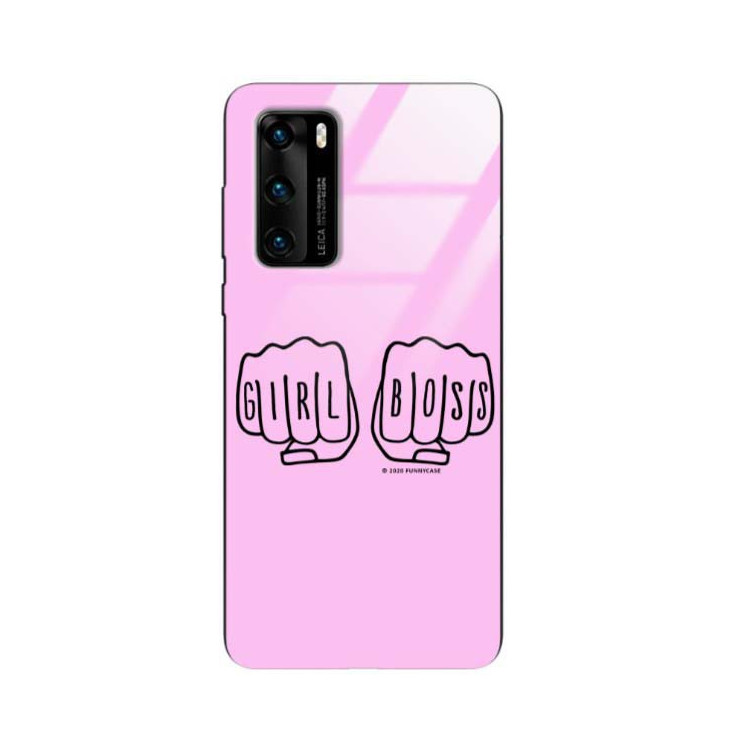 Black Case Wzory ST_FEM Huawei P40  - FunnyCase 