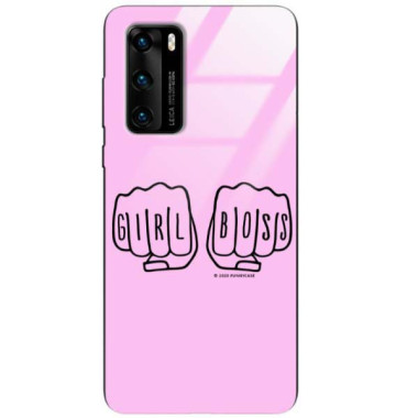 Black Case Wzory ST_FEM Huawei P40  - FunnyCase 