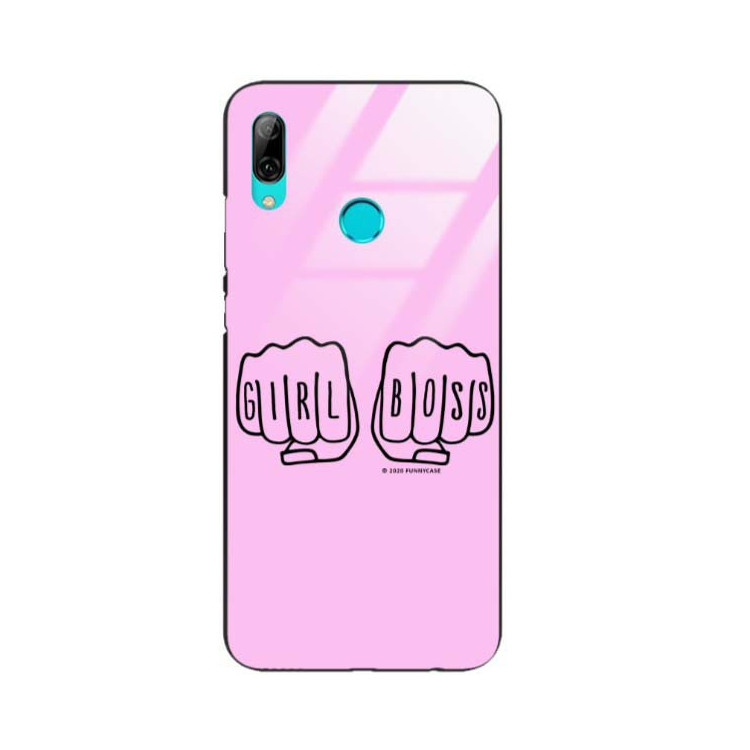 Black Case Wzory ST_FEM Huawei Y7 2019  - FunnyCase 