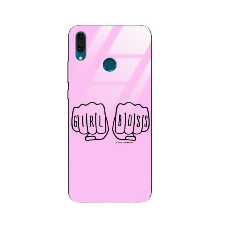 Black Case Wzory ST_FEM Huawei Y9 2019  - FunnyCase 