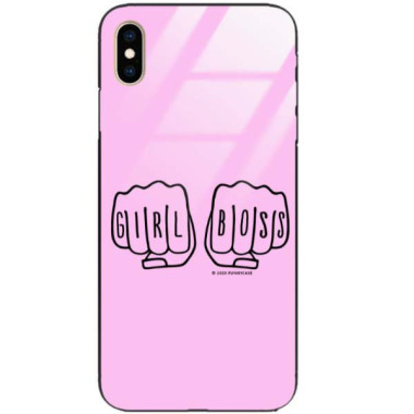 Black Case Wzory ST_FEM Apple IPHONE XS MAX  - FunnyCase 