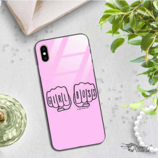 Black Case Wzory ST_FEM Apple IPHONE XS MAX  - FunnyCase 