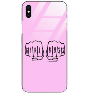 Black Case Wzory ST_FEM Apple IPHONE X / XS  - FunnyCase 