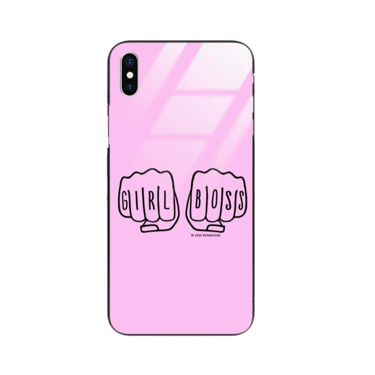 Black Case Wzory ST_FEM Apple IPHONE X / XS  - FunnyCase 