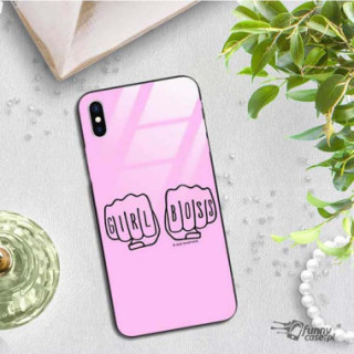 Black Case Wzory ST_FEM Apple IPHONE X / XS  - FunnyCase 