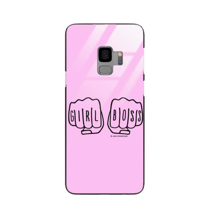 Black Case Wzory ST_FEM Samsung GALAXY S9  - FunnyCase 