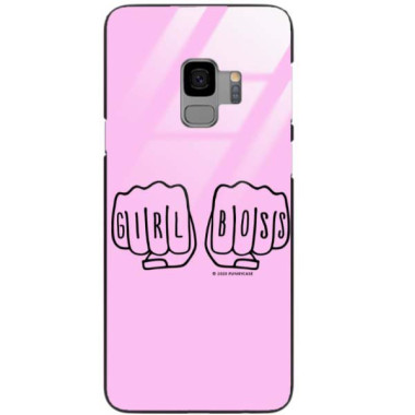 Black Case Wzory ST_FEM Samsung GALAXY S9  - FunnyCase 