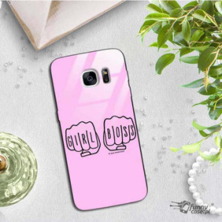 Black Case Wzory ST_FEM Samsung GALAXY S7  - FunnyCase 